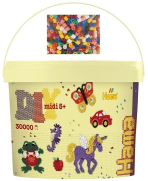 Hama perle MIDI 181-00 v vedru s 30.000 kosi