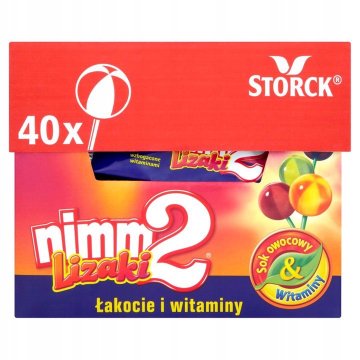Lizike, obogatene z vitamini, mešanica 4 okusov, 10 g x 40 kosov