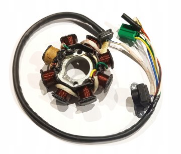 Vžigalni stator 8 tuljav 125 150 4T GY6 skuter štirikolesnik ATV Romet Junak Barton
