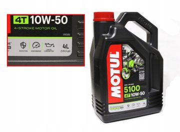 Motul 5100 10W50 4L 4T Ma2 olje Kawasaki Suzuki Honda Yamaha Bmw Ktm