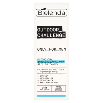Bielenda Outdoor Challenge Men vlažilna krema za obraz 50 ml podnevi in ponoči