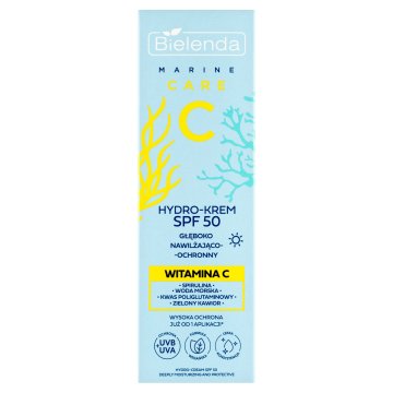 Bielenda Marine Care C hidro-krema za globoko vlaženje in zaščito SPF 50 40 ml