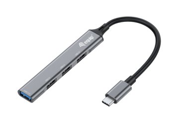 Equip USB-C 3.2 Gen 1 Hub/Koncentrator 5Gbps Czarno-Szary