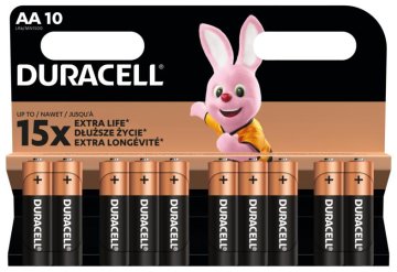 Duracell Alkalne baterije Basic AA, 10 kosov