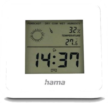 Hama Termometer/higrometer Borneo bele barve