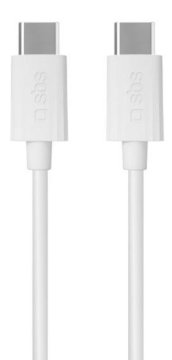 SBS Kabel USB tipa C TECABLETCC6015WGRS 1,5 m 60 W bel