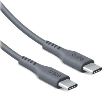 SBS Kabel USB-C do 2.0 100W / 480Mbps 2m siv