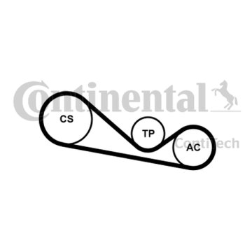 Contitech ZESTAW PASKA WIELOROWKOWEGO VW 2,5TDI AUDI/SKODA