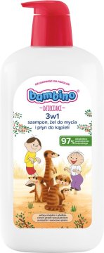 Nivea Bambino Kids šampon, gel za umivanje in tekočina za kopel 3 v 1 z merkati 1000 ml