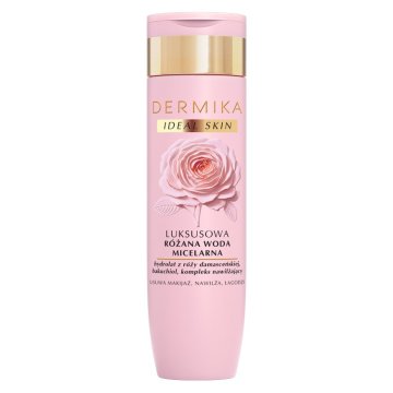 Dermika Ideal Skin razkošna micelarna voda z vrtnico 200 ml