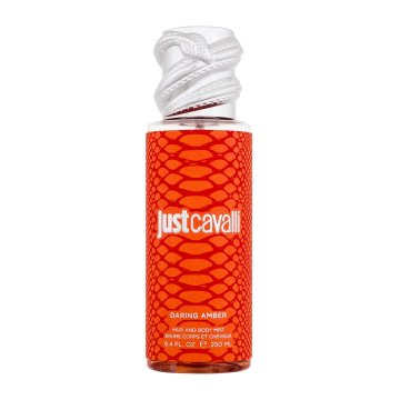 Roberto Cavalli Just Cavalli Daring Amber meglica za lase in telo za ženske
