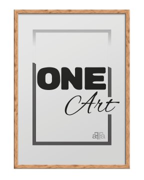 Ramka duża MDF Hekla 60x90 foto plakat naturalny 1szt.