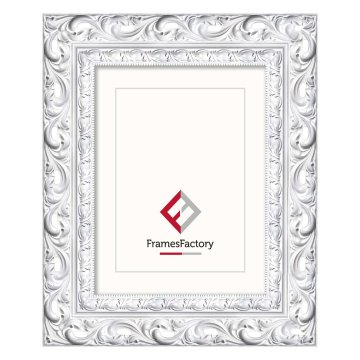 Ramka na zdjęcia dekoracyjna Kona A4 21 × 29,7 cm biała