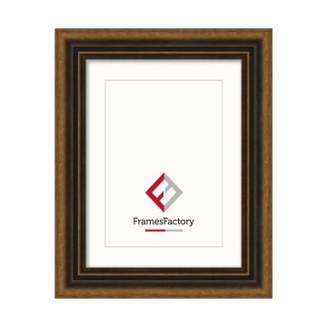 Dekoracyjna ramka na zdjęcia Elwira barokowa miedziana 24 × 30 cm