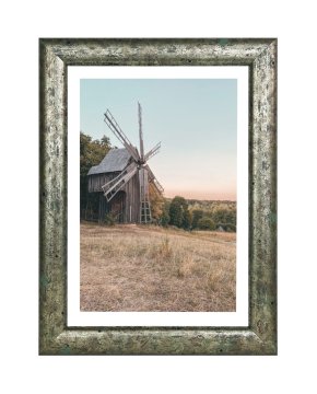 Ramka rama fotoramka na zdjęcie 21x29,7 ramka a4 zielona oliwkowa w plamki