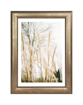 Ramka rama fotoramka na zdjęcie 21x29,7 ramka a4 cieple srebro blade złoto