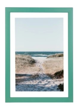 Ramka rama fotoramka na zdjęcie 21x29,7 ramka a4 zielona mietowa