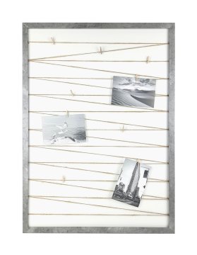 Galeria na zdjęcia Fotogaleria sznurkowa ramka ze sznurkami 50x70 szara