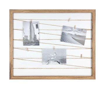 Galeria na zdjęcia Fotogaleria sznurkowa ramka ze sznurkami 40x50 dąb