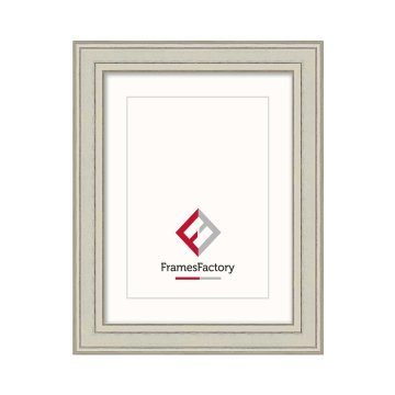 Drewniana ramka Meva 40x50 kremowy