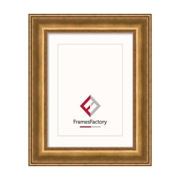 Dekoracyjna ramka Caro 60 × 90 cm, złota do obrazu lub lustra