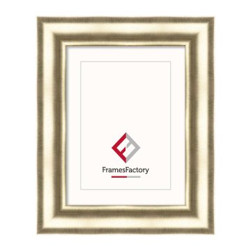 Dekoracyjna srebrna ramka Alia 50 x 60 cm w stylu barokowym
