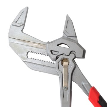 awtools Szczypce nastawne klucz 2w1 Black Line nikiel 180 mm
