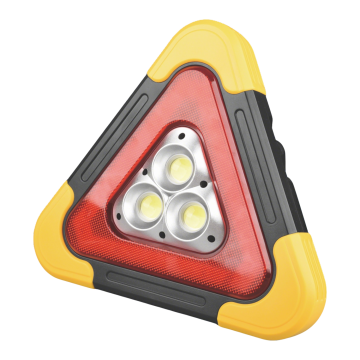Orno Trójkąt ostrzegawczy LED lampa warsztatowa COB powerbank FLP-10