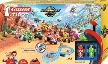 slomart Carrera GO!!! Dirkaška steza MARIO KART WORLD - Mario vs. Yoshi (2.4 m)