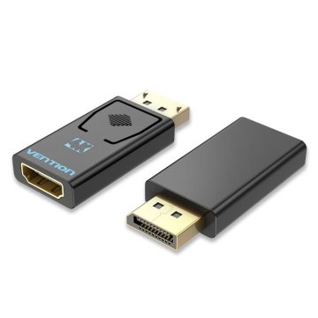 Vention DisplayPort M na HDMI Ž adapter, črn