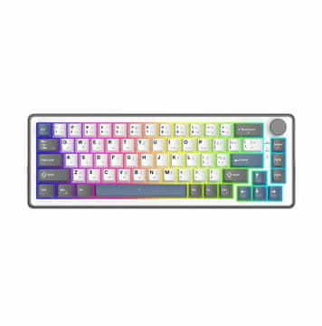 White Shark PL tipkovnica USB bela gaming GK-009252 EXCALIBUR-M-W-HR