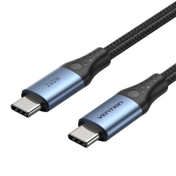 Vention USB-C na USB-C kabel 240 W, USB 2.0, 2 m, črn