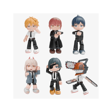 PUREMIND CHAINSAW MAN - FLEXI FIGS DEMON HUNTER SQUAD (ASSORTED)
