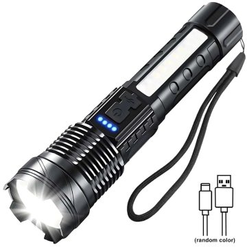 KJB Polnilna LED svetilka, 7 načinov, zoom