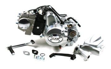 BTS horizontalni motor 152FMH, 110 ccm 4T, 4-stopenjski ročni menjalnik, srebrna (brez olja)