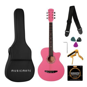 MusicMate Akustična kitara MM-G21 PinkSerenade