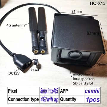 KJB Zunanja IP kamera 4G, IMX415, Wi-Fi AP, objektiv 3,6 mm