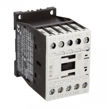 Eaton Močnostni kontaktor 12A 3P 24V DC 0Z 1R DILM12-01-EA(24VDC) 190036