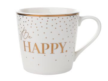 Florina Gold Happy keramična skodelica 400ml