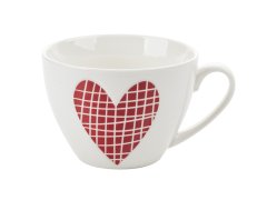 Florina Darilna skodelica s krožnikom Hearts 460 ml