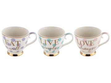 Florina Porcelanasta skodelica na nogici, Carla, 460 ml