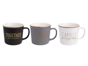 Florina Porcelanasta skodelica New Bone China Simple 380 ml
