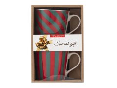 Florina Darilni set skodelic Scarlet Red 400 ml