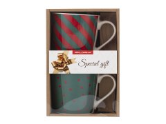 Florina Darilni set skodelic Scarlet Burgundy 400 ml