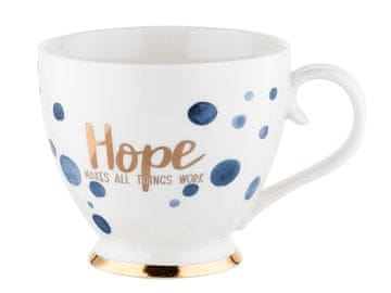 Florina Porcelanasta skodelica Mare Hope z nogo 440 ml