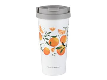 Florina Termo vrček Orange iz nerjavečega jekla 500 ml