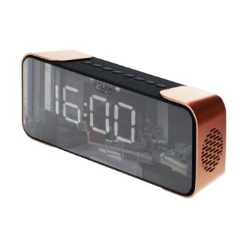 AD ADLER AD 1190 copper Radio budilka, Bluetooth, FM radio, zvočnik, bakrena