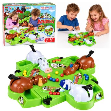 slomart LEAN TOYS "Glavne živali na farmi" Akcijska igra s metom