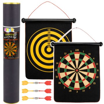 slomart LEAN TOYS Magnetna pikado meta, dvostranska, 32cm