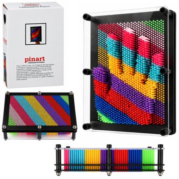 slomart LEAN TOYS špilik tablica 3D mavrična, senzorična uganka
